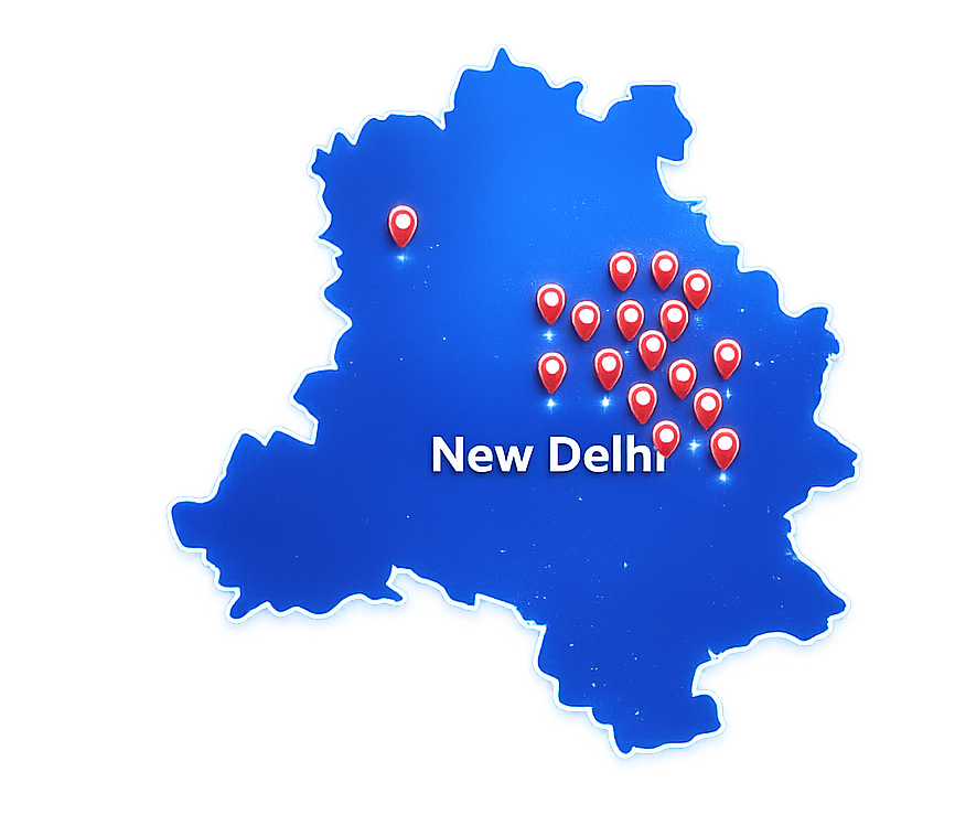 Delhi Shelter Map